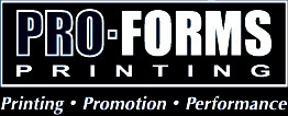 Pro-Forms Printing - Printing, Promotion, Performance.